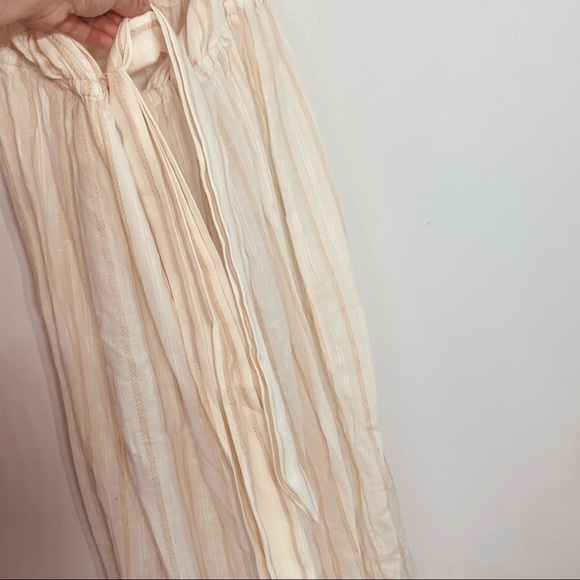 Mara Hoffman revolve Calypso cream khaki braided maxi dress V-neck xl nwt - Picture 9 of 12